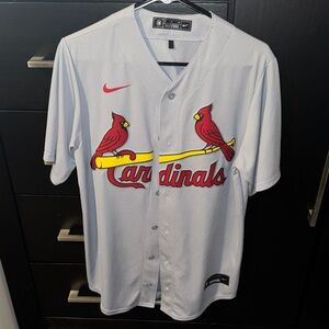 Nike Gray Cardinals Baseball Jersey